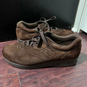 SAS Free Time Tripad Comfort Brown Suede Walking Shoes, Womens Size 8.5 EUC